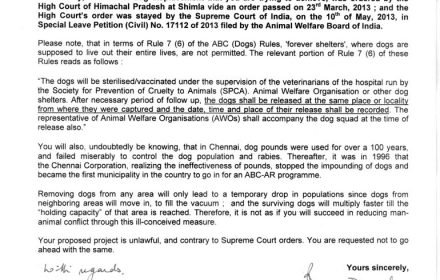 AWBI response to  Mayor and Commissioner MC Chennai reg. Dog Pounds pg-2