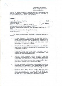 Minutes of the Mayors Meeting in Chennai Pg 1