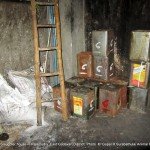 Tins with animal fat oil to supply smaller hotels to use in the preparation of food supply to the poor people
